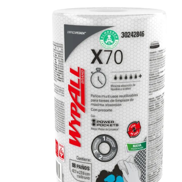 PAÑO WYPALL X70