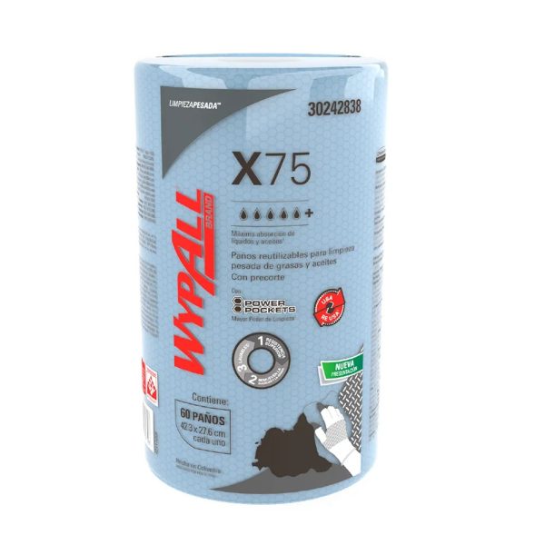 PAÑO WYPALL X75 PLUS